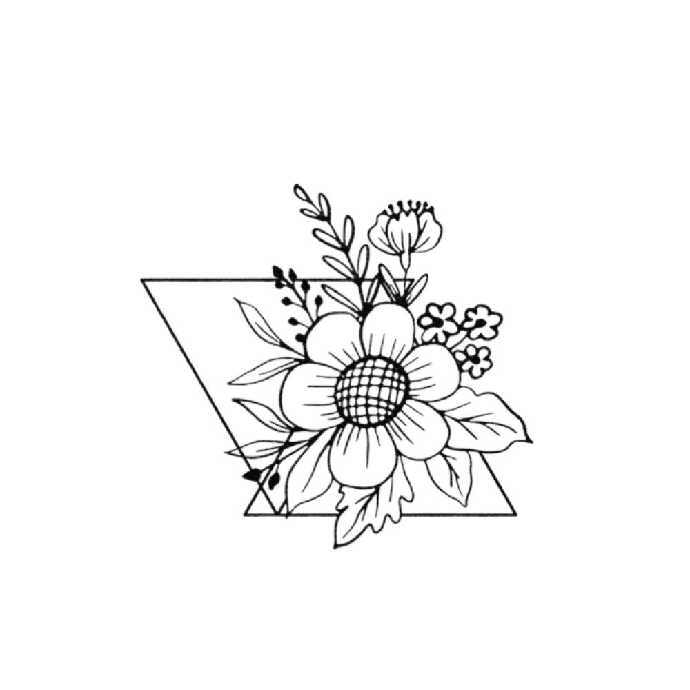 Metal Floral Wall Decor (WD144)